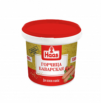 ГОРЧИЦА баварская 1 кг * 6 шт HAAS Россия РОССИЯ