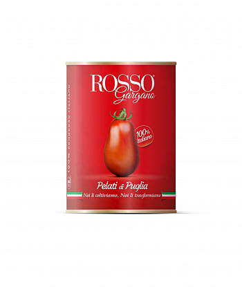 ТОМАТЫ Pelati очищенные целые в собственном соку 400 г * 24 шт ROSSO GARGANO Италия Италия