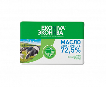 МАСЛО сливочное традиционное 72,5% 350 г * 10 шт ЭКОНИВА Россия РОССИЯ