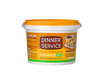СУХАРИ панко оригинальные №3 4,5 кг * 1 шт DINNER SERVICE Россия РОССИЯ