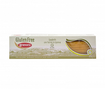 МАКАРОНЫ паста из киноа без глютена Спагетти №472 400 г * 12 шт GRANORO Италия Италия