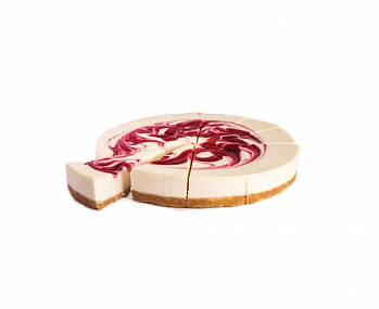 СУФЛЕ творожное Чизкейк New York с малиной 12 порц/12 кг * 1 шт зам CHEESEBERRY Россия РОССИЯ